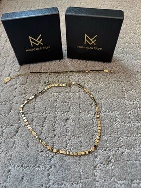 Miranda Frye necklace and bracelet